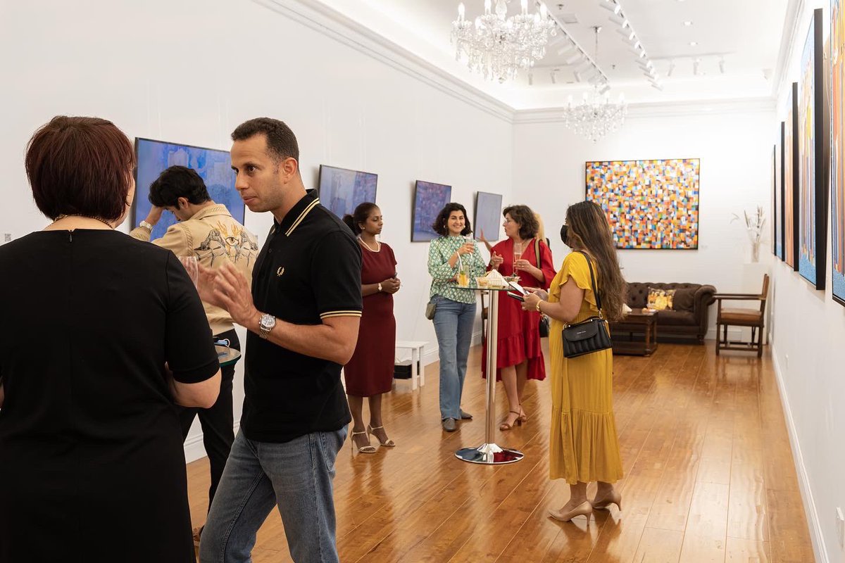ArtianaAuctions's tweet photo. Thank you to everyone who participated for the opening of Sakti Burman’s  NFT exhibition ‘The Mythical Metaverse' and Kofi Agorsor’s exhibition  “The Colours of Life’. 

Contact us to arrange a gallery tour:  +971558153030

#fineart #art #artist  #africanartist #africanart #ghana https://t.co/Rs4iocXMoI