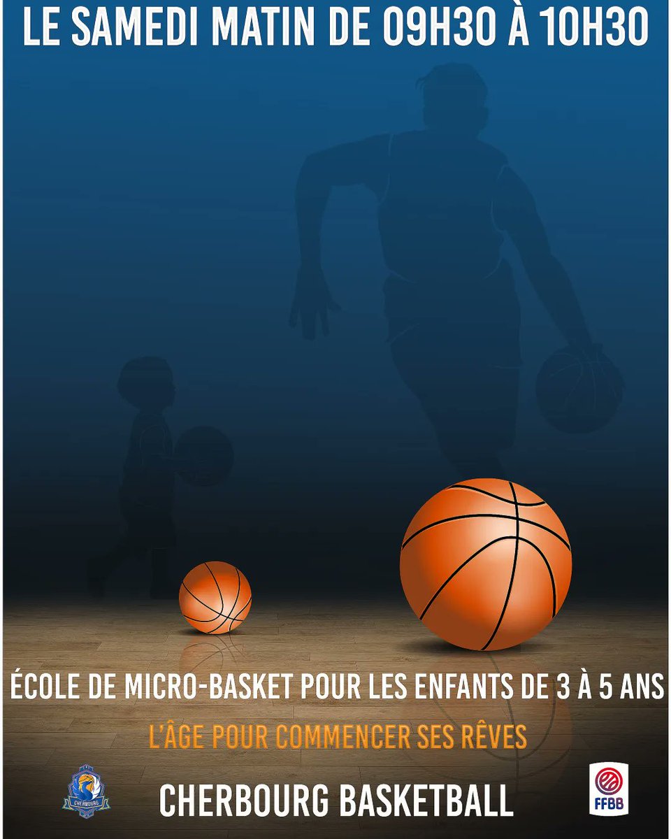 CherbourgBB's tweet photo. Obtention du label micro-basket @ffbasketball pour le CBB 🏀
Séance le samedi matin à Nordez
#Cherbourg #basketball #microbasket #baby #formation #decouverte #Normandie #manche #Cotentin https://t.co/PqJ0p1rrQ0