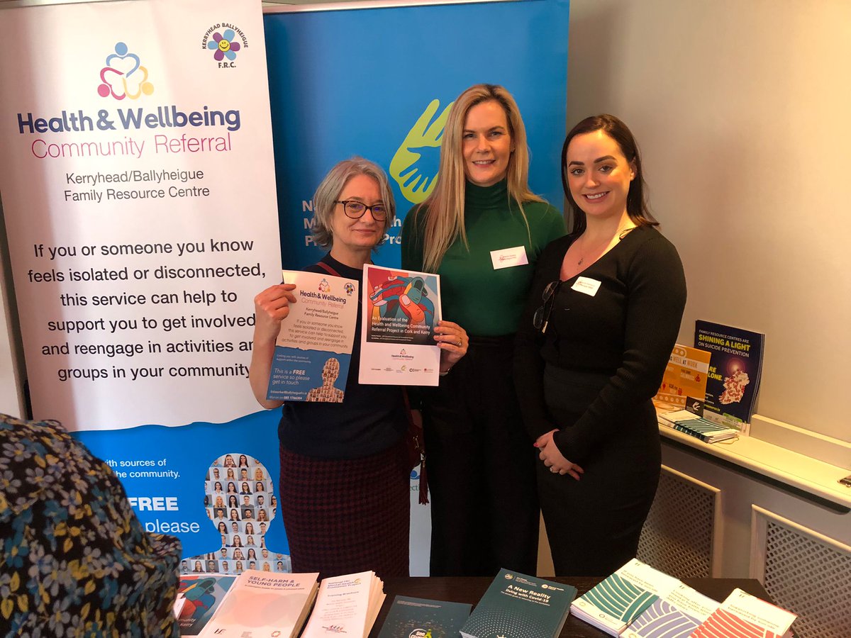 GodleyMarion's tweet photo. Delighted to celebrate #socialprescribingday today and the Launch of An Evaluation of the Health and Wellbeing Community Referral Project in Cork and Kerry at the FRC National Forum yesterday.#familyresourceirl Frc Mentalhealth Family Resource Centre National Forum https://t.co/Q46HpmscOm