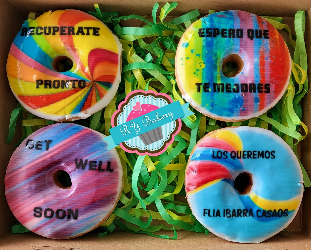 RYBakery's tweet photo. Es importante hacer presencia en la vida de nuestros seres queridos y hacerles saber que estamos ahí, apoyándolos a su lado siempre. #RYBakery #LaVidaEsDulce #Donas #Donuts #DonasDecoradas #DonutsLover #recuperatepronto #mejoratepronto https://t.co/mUhT2yVPWA