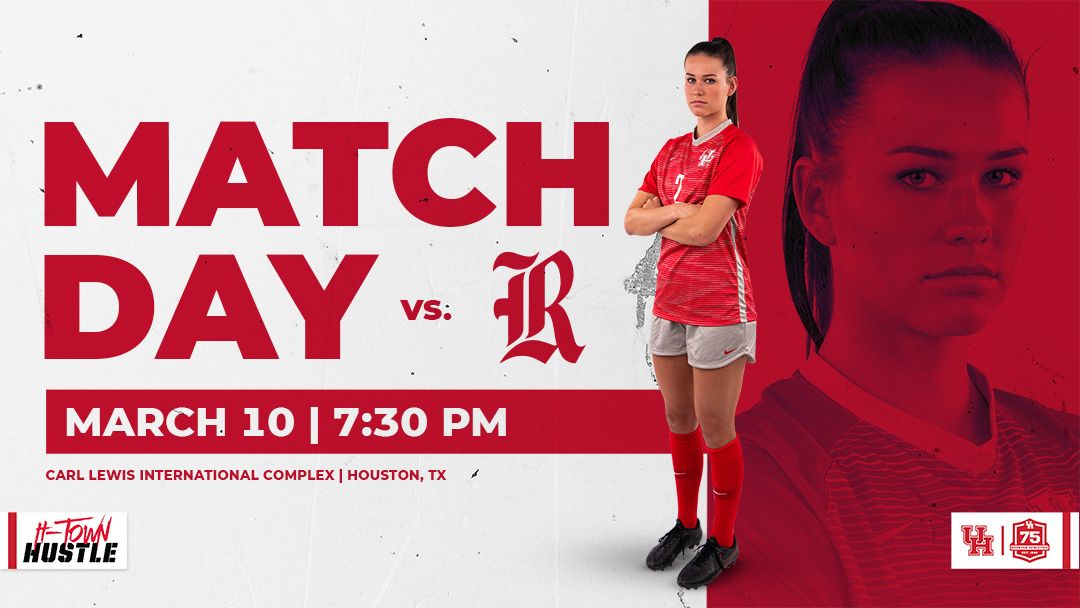 Our 2022 spring season continues tonight against Rice!

🕢 7:30 p.m.
📍Carl Lewis International Complex
🎫 Free Admission

#HTownHustle #GoCoogs