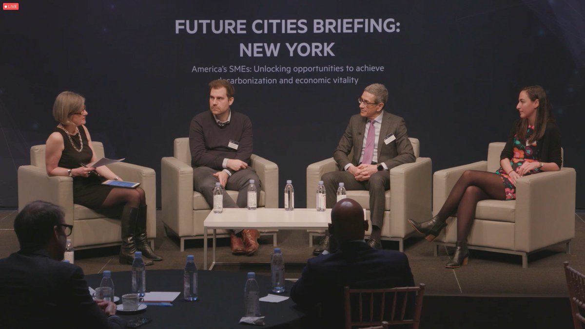 ftlive's tweet photo. “In New York City, occupancy on the most part went down to 0.5% because of people working from home but energy consumption only dropped by - in some buildings - 10%.” Stephanie Margolis, Executive Director, NYC Climate Action Alliance

#FutureCitiesNY @SiemensUSA https://t.co/FIsqQXiOPU