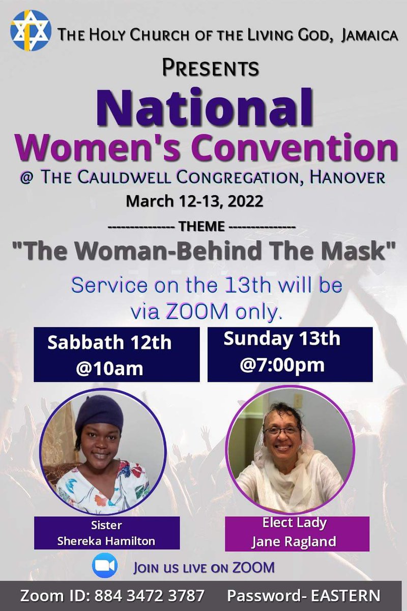 HouseofGodVA's tweet photo. Join us for the Jamaican Women's Convention!! Our own Leading Lady, Evangelist Jane Ragland will be over of the speakers! https://t.co/wclFbY7K9F