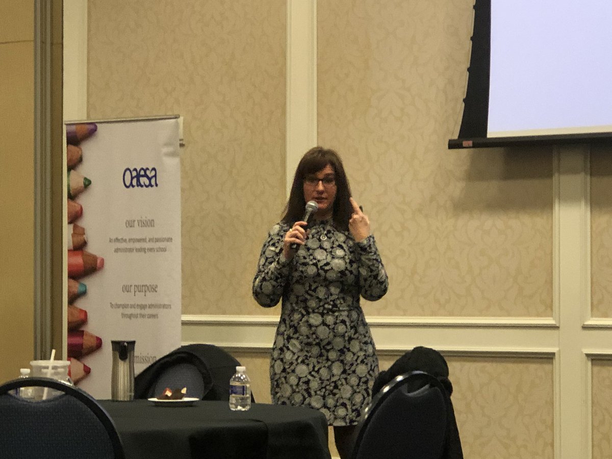 itsajoy15's tweet photo. “Embrace who you are!” @carriejsanchez encourages us to lead w/o apologies during Elevate @FHSchools @OAESA #oaesaelevates https://t.co/1Zm4YT7RIK