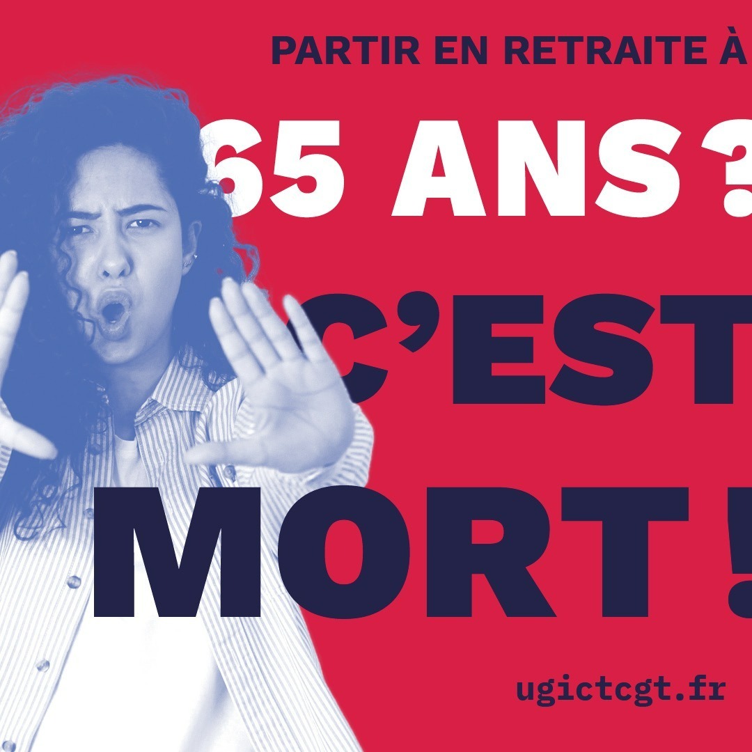 CGTCadresTechs's tweet photo. Partir en #retraite à 65 ans ?! C'est mort ! 

L'allongement de la durée du travail n'est PAS une solution pour les #retraites. Ni pour vous, ni pour le système. 

Pourquoi ? ⬇️ 🧵 https://t.co/19FFXwOutT