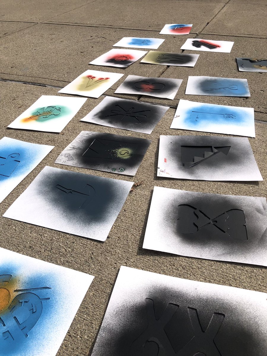 OLHSart's tweet photo. Art 1 Logo Design Graffiti Stencils #OLHSart https://t.co/PPUpJLDmat