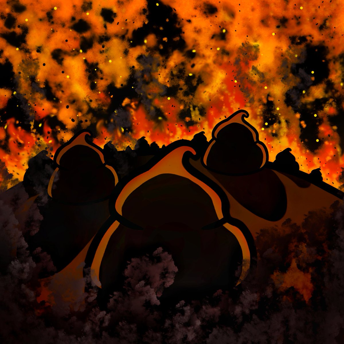 PickaPooNFT's tweet photo. 💥𝗘𝗮𝗿𝘁𝗵 𝘀𝗵𝗮𝗸𝗶𝗻𝗴💥
𝘛𝘩𝘦 𝘢𝘯𝘤𝘪𝘦𝘯𝘵 𝘨𝘰𝘭𝘥𝘦𝘯 𝘢𝘴𝘴 𝘴𝘩𝘢𝘱𝘦𝘥 𝘷𝘰𝘭𝘤𝘢𝘯𝘰 𝘴𝘱𝘰𝘬𝘦:
"𝗥𝗿𝗿𝗥𝗿𝗥𝗥𝘂𝗨𝘂𝘂𝗨𝗺𝗠𝗠𝗺𝗕𝗟𝗘𝗲𝗲𝗘".
𝘈𝘪𝘳 𝘨𝘦𝘵𝘴 𝘵𝘩𝘪𝘯, 𝘴𝘮𝘰𝘬𝘦 𝘢𝘳𝘪𝘴𝘦𝘴.
𝘚𝘶𝘯𝘴𝘦𝘵 𝘭𝘪𝘨𝘩𝘵 𝘤𝘢𝘴𝘵𝘴 𝘭𝘰𝘯𝘨 𝘴𝘩𝘢𝘥𝘰𝘸𝘴. https://t.co/k49tzJKHDp