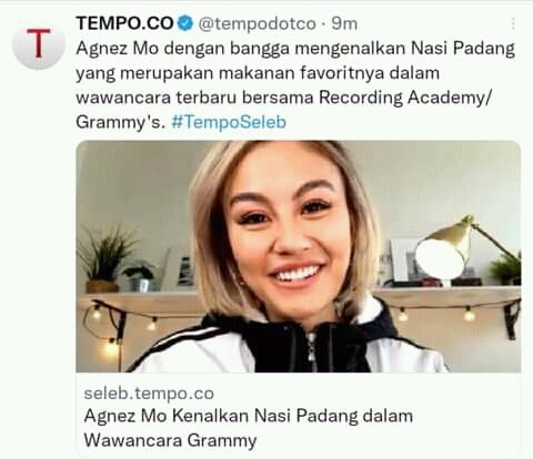 Irtus_Laso's tweet photo. Omg...Ternyata mas uno hobi juga nyinyirin @agnezmo wjwk

Ini kita kasi dikit fotonya,bg.
Walau sekedar intrview digramy.
Insallah,mimpi jka disertai dgn usaha semua pasti gk sia2.

Yg kuat dirimu,nez @agnezmo
Tetap semangat ! https://t.co/IqLDTlJVFZ