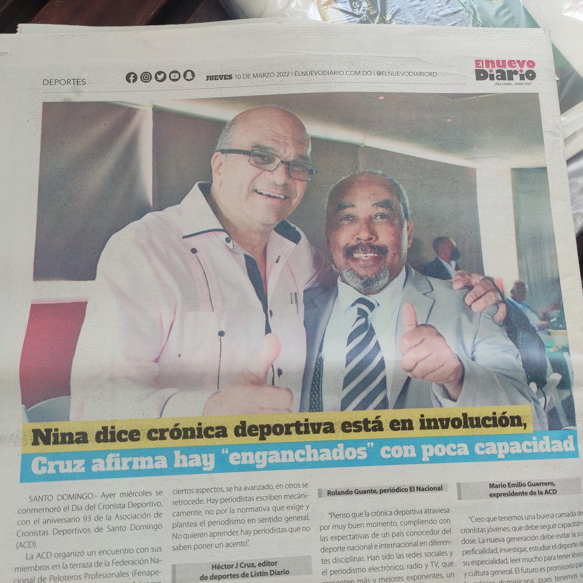 julianjorge5's tweet photo. Deben entender q la comunicación ya no es exclusiva para
Periodista/Periódicos, ya todos tenemos las misma información al mismo tiempo, de echó el Concepto de Periódico caducó, ya no hay que esperar que salga de la redacción, lo q uno sabe día antes 🤷
#DesaprenderParaAprender https://t.co/BT43I4qJJ8