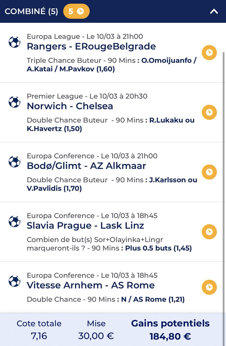 polopronos7's tweet photo. 1er fun de la journée ! 

En général beaucoup de buts en EL avec des matchs très ouverts. 
On tente donc ce combi buteur auquel on ajoute Rome ou Nul. 

Vous trouverez ces cotes sur @ParionsSport 

Attention 2 matchs débutent à 18h45 ! 

Rt un max 🔁
Restez connecté pour le 2ème! https://t.co/tEDslBuwbU