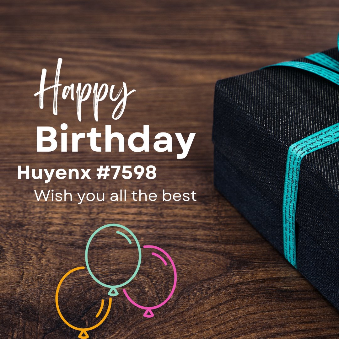 NubiaMeta's tweet photo. Happy late Birthday Huyenx!! We hope it was amazing!!! https://t.co/qhKtvsw772