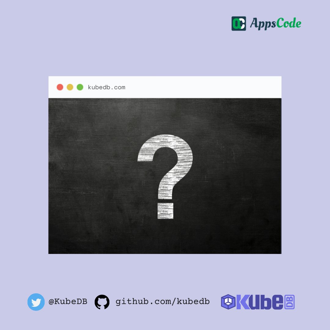 KubeDB's tweet photo. Did you visit the KubeDB website in a while? If you didn't, you might be amazed by checking it out now: https://t.co/HwNJucCvix
#KubernetesDatabase #KubeDB #AppsCode https://t.co/spdt4RQELo
