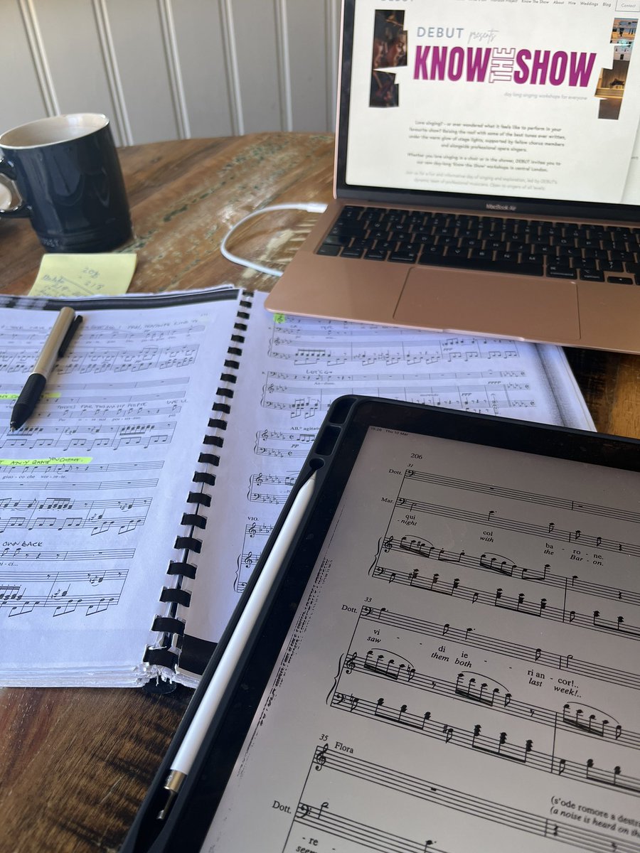 DEBUTclassical's tweet photo. Today @LizzieJHolmes & @B_F_Hamilton are nailing down all the chorus music for our #KnowTheShow #LaTraviata workshop!
What’s your favourite piece in the opera?
#singingworkshop #operaworkshop #opentoeveryone https://t.co/MAUEZQ8D0g