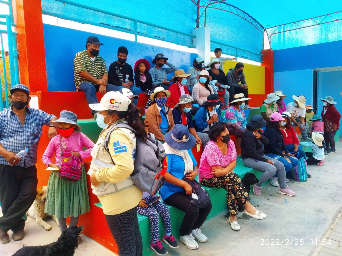 ciifen's tweet photo. Proyecto Euroclima+ #Simulacros en #Perú frente a inundaciones en las #localidades de #Uchumayo y #Congata. Contamos con 200 participantes entre brigadas comunitarias conformadas, personal técnico del Municipio de Uchumayo, Ejercito Nacional y comunidades.
@EUROCLIMA_UE_AL https://t.co/BwOXn8wFlJ