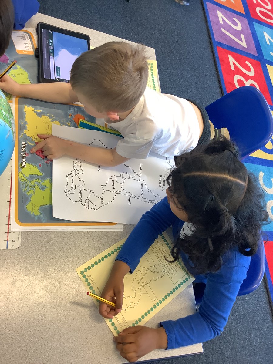 FairfieldPrim's tweet photo. Parrot Class have loved being Geographers this afternoon using a range of maps and digital maps to locate and label the country of Brazil #parrots #geographyinaction #digimaps https://t.co/CbO8yiURdX