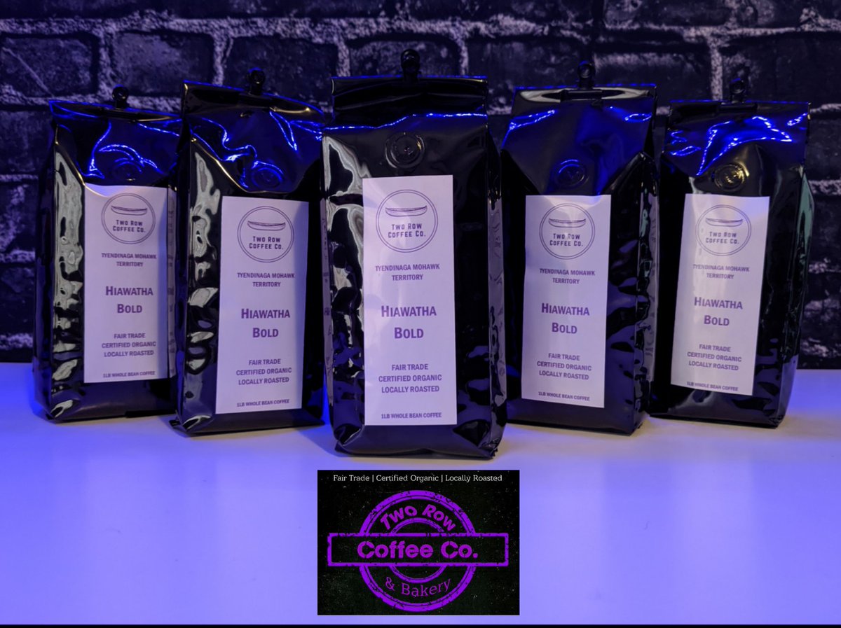 TwoRowCoffeeCo's tweet photo. Hiawatha Bold is a harmonious unified blend of flavors that create an amazing cup of coffee. You find light notes of toffee and caramel in the beginning with a hint of black cherries; sweet nutty finish with no bitter aftertaste and a 'clean' mouth feel that isn't heavy/oily https://t.co/Ps93SZNsXj