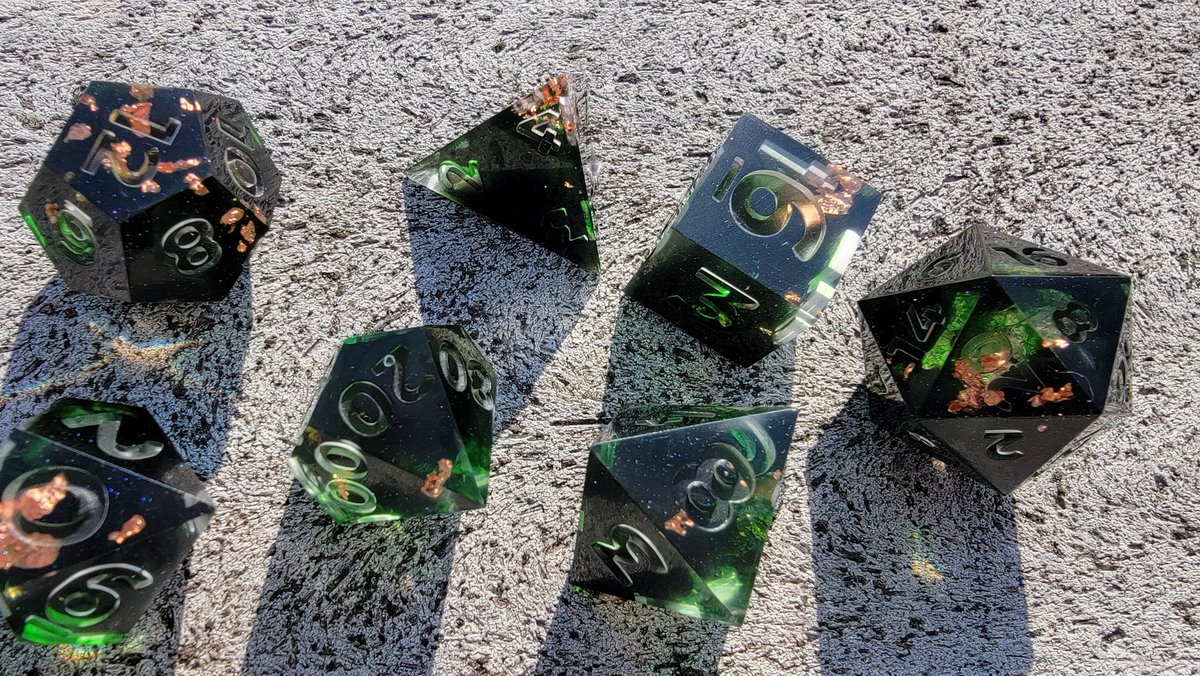 casting_adlo's tweet photo. I've been pondering this for a while, but was finally enabled into getting it done 😂  I experiment so much and have so many extra dice, that I thought it might be fun to make a dice club! More below :D https://t.co/GhrcwZbWXP