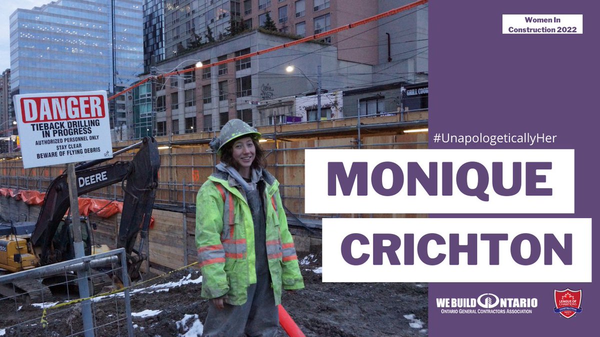 OGCAinfo's tweet photo. Meet Monique Crichton, Tieback Driller / Machine Operator at @GFLenv
Monique found her passion for the industry in high school and tells us why construction was the best career for her!
Full Article : https://t.co/Hi4wTclTa3
(@TheLOChampions) https://t.co/9nTYfjKK43