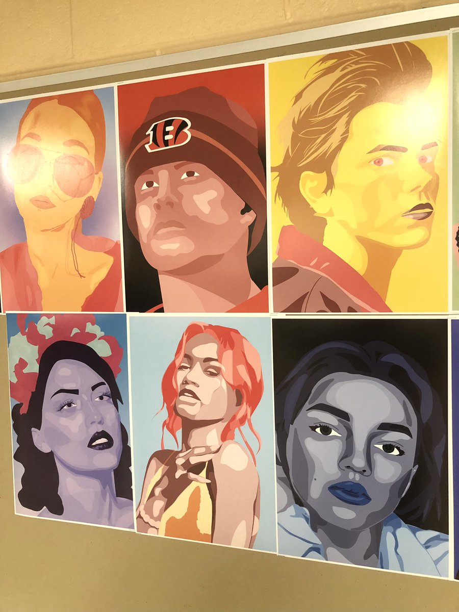 OLHSart's tweet photo. Portraits from Digital Design 1 #OLHSart https://t.co/HDykxaFzNh