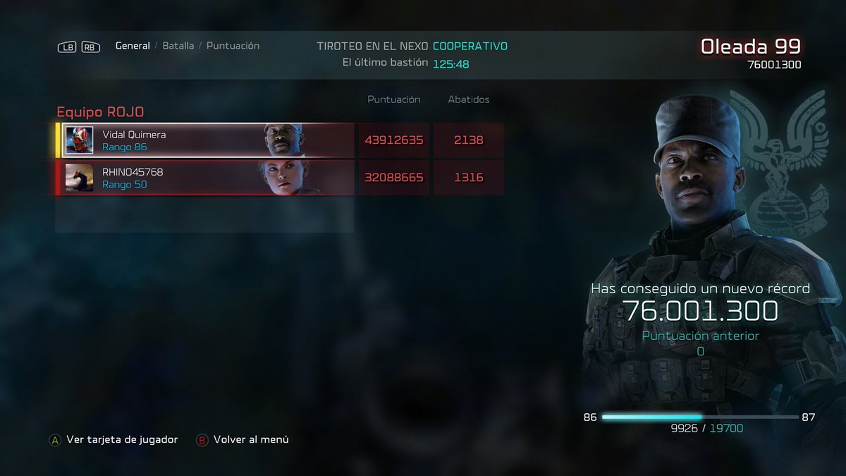 VidalHalo's tweet photo. Mayor número de abatidos de momento 2.138 y oleada 99 a uno de completarlo 🥲

#halo #halowars2 #halowars #haloinfinite https://t.co/OP1ga3DJzr