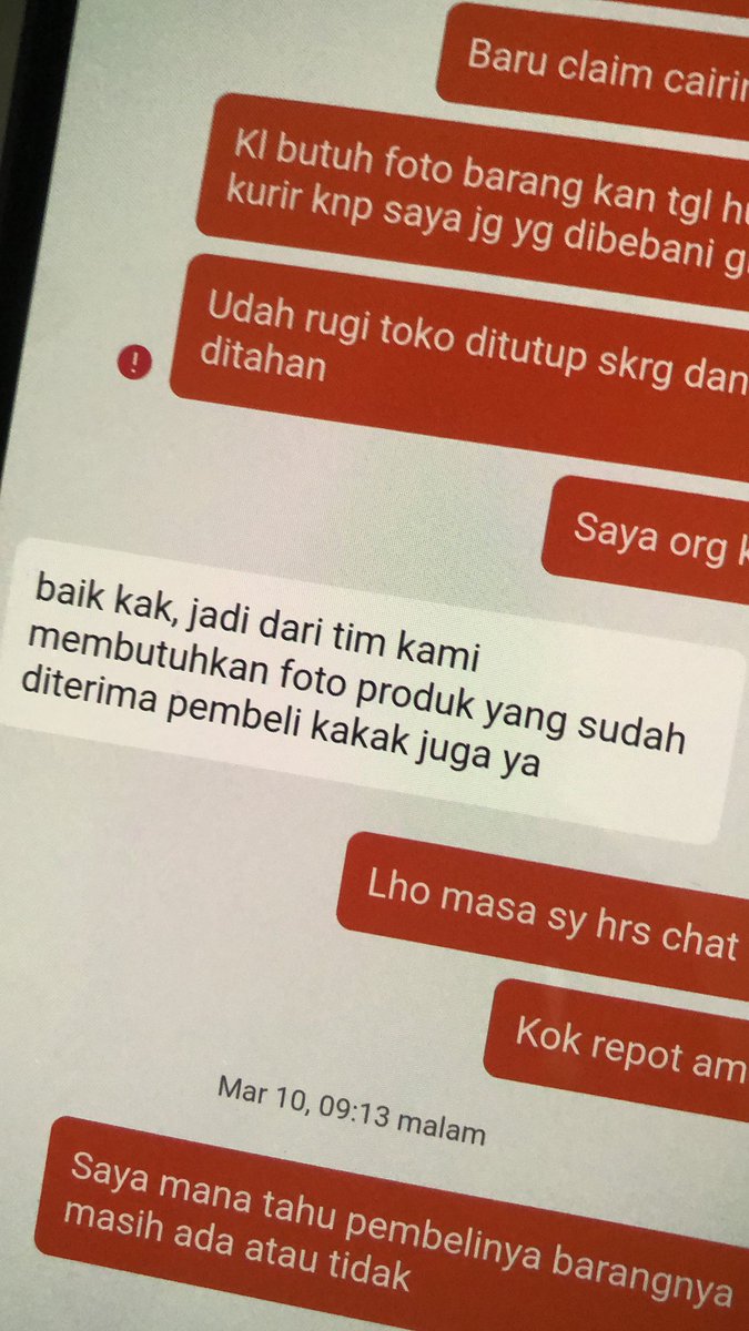 Dari semua masalah yg pernah gw lewatin sm <a href="/ShopeeID/">Shopee Indonesia</a> skrg yg paling parah sih. Berikan hak kami cairkan dana kami