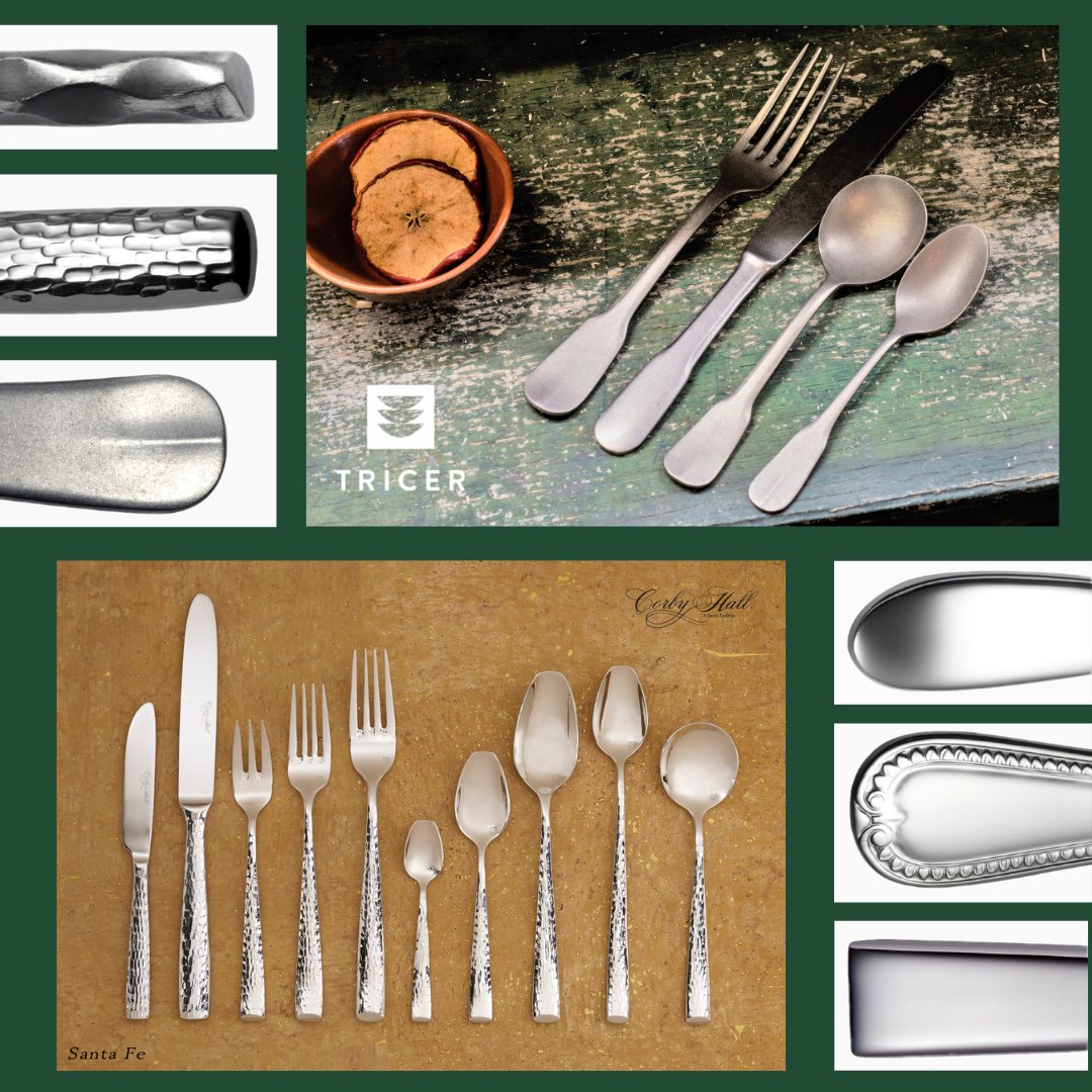 We know dining is much more than just eating, it is a chance to hear and share stories with one another, so why not elevate your dining experience with one of our six premium Corby Hall cutlery collections...

Discover the collections - tricer.co.uk/collections