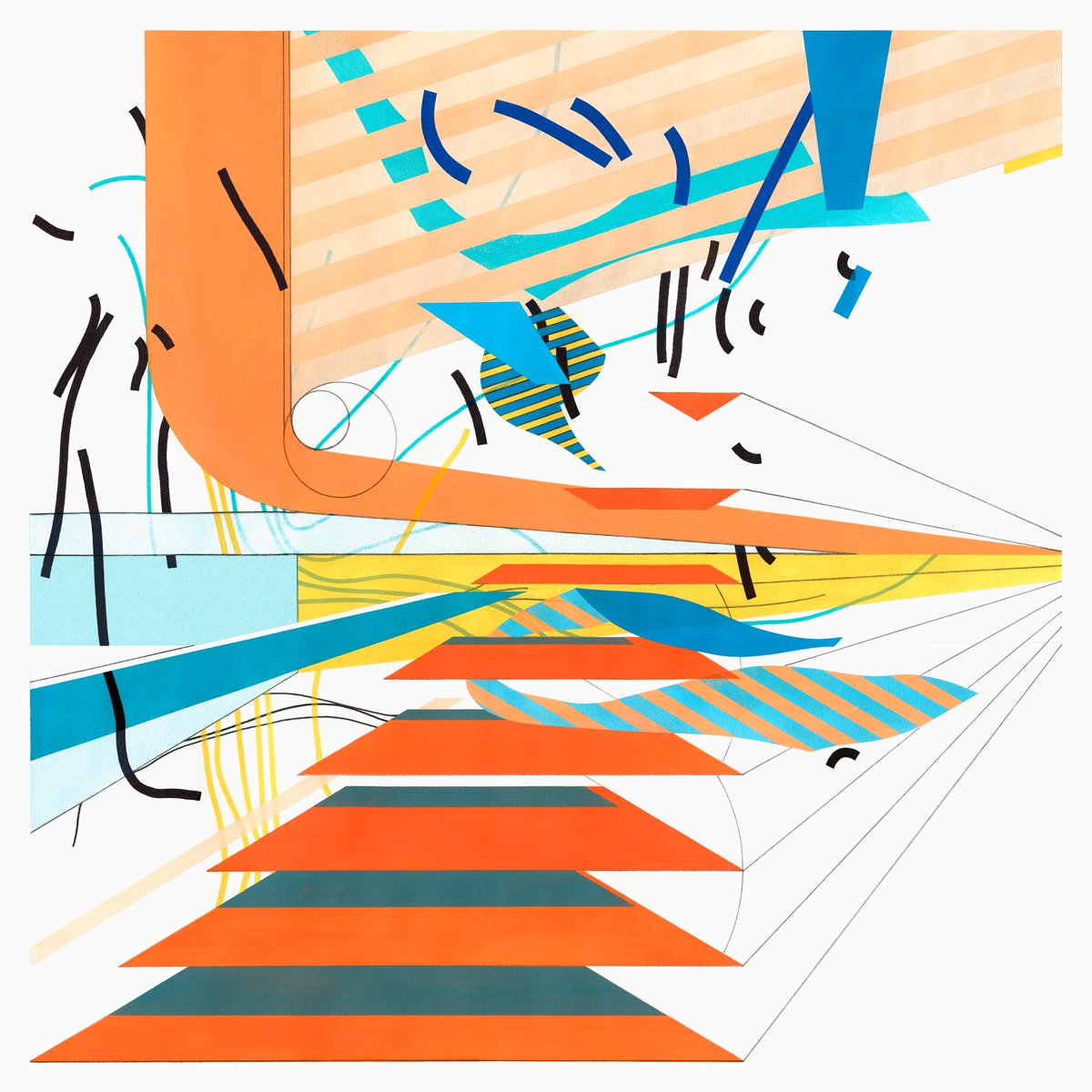 Warp_Curated's tweet photo. @jswiderpeltz's "plyo", from his upcoming #nft series "Still in Motion." 

Each piece takes twenty+ hours, is painstakingly drawn, measured, &amp; colored by hand, with minimal room for error. 

Imagine a stray marker slip after 20 hours.😱😳

#NFTartists #opensea #graffitiart https://t.co/Rkm4WJZxK7