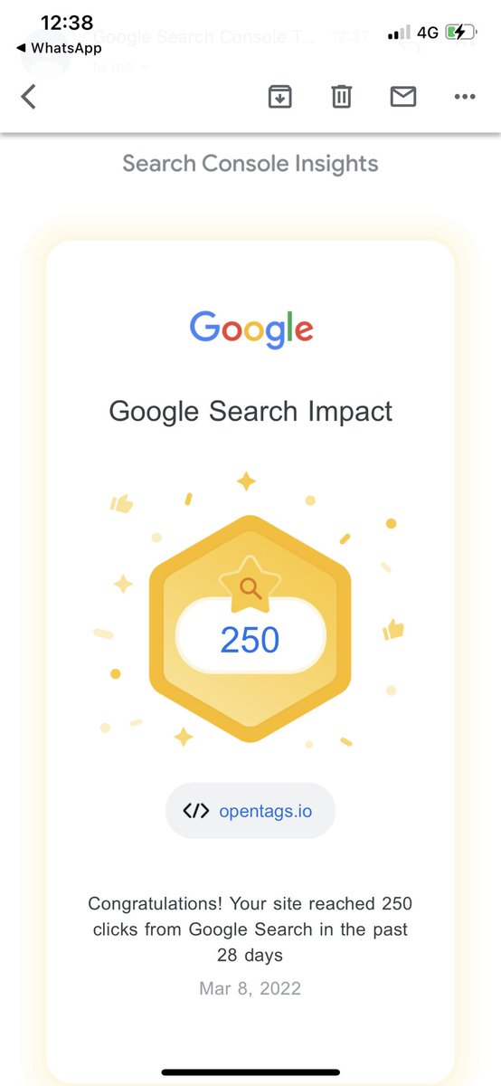 ramswdev's tweet image. Opentags visibility in google search is increasing consistently.
#opentags #metadata

opentags.io

#buildinpublic