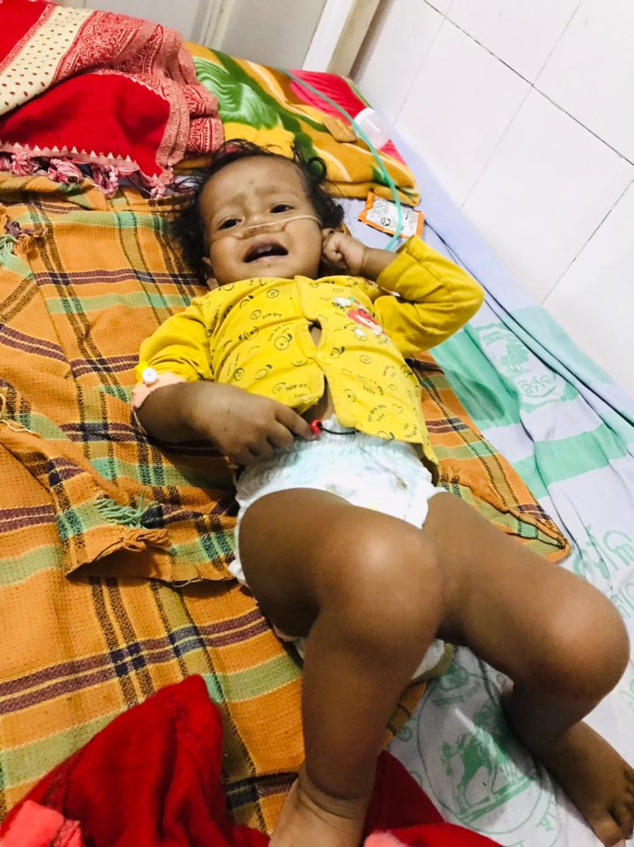 TabrezQuamar's tweet photo. HiramaniMahanta A 1.2yr girlchild is suffering frm serious HEARTdisease bt her parent's financial condition is so poor. So according to Dr she needs around Rs5Lakhs immediately for her surgery otherwise she can't survive @DistAdmKeonjhar @CMO_Odisha @MoParivarOdisha @pranabpdas https://t.co/703OJtpGai