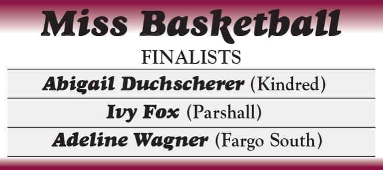 Miss Basketball Finalists!!