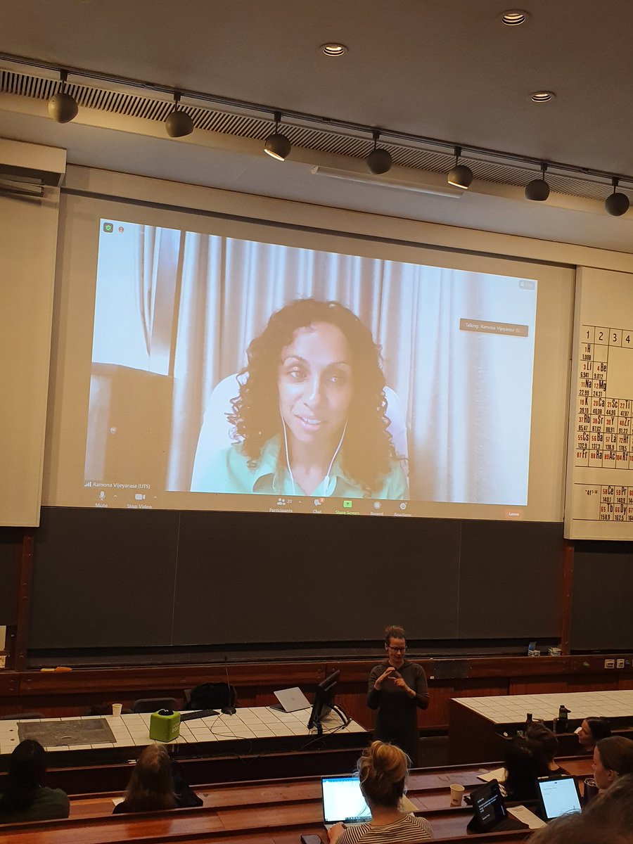 klexanders's tweet photo. So inspiring talk by @rvijeyarasa at Intersectional Experiences in Academia, excellent organization by @IBValenSendstad and @eligarciaglez Sharing of stories by great panelists @PiaLane and others. Thanks!! https://t.co/piY86NGJSe