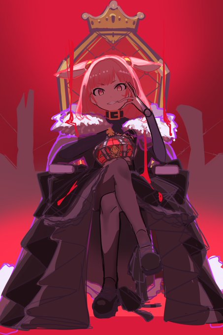 むかし絵のラフだけどこの色で塗り直してみたくなる https://t.co/WhqWlaeCYo 