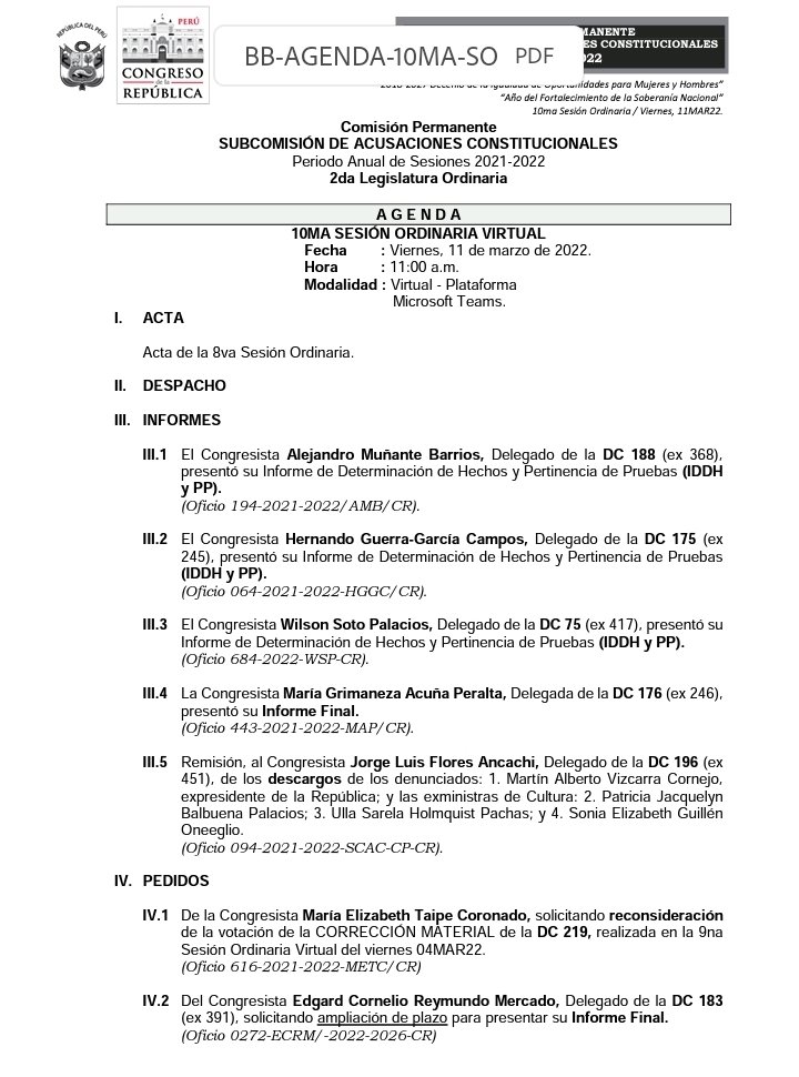 SubcomisionAcu1's tweet photo. CITACIÓN Y AGENDA.

10ma Sesión Ordinaria. Viernes 11 de marzo de 2022, a las 11:00 a.m. 
https://t.co/1yisguqrEJ https://t.co/Fz12gN78g1