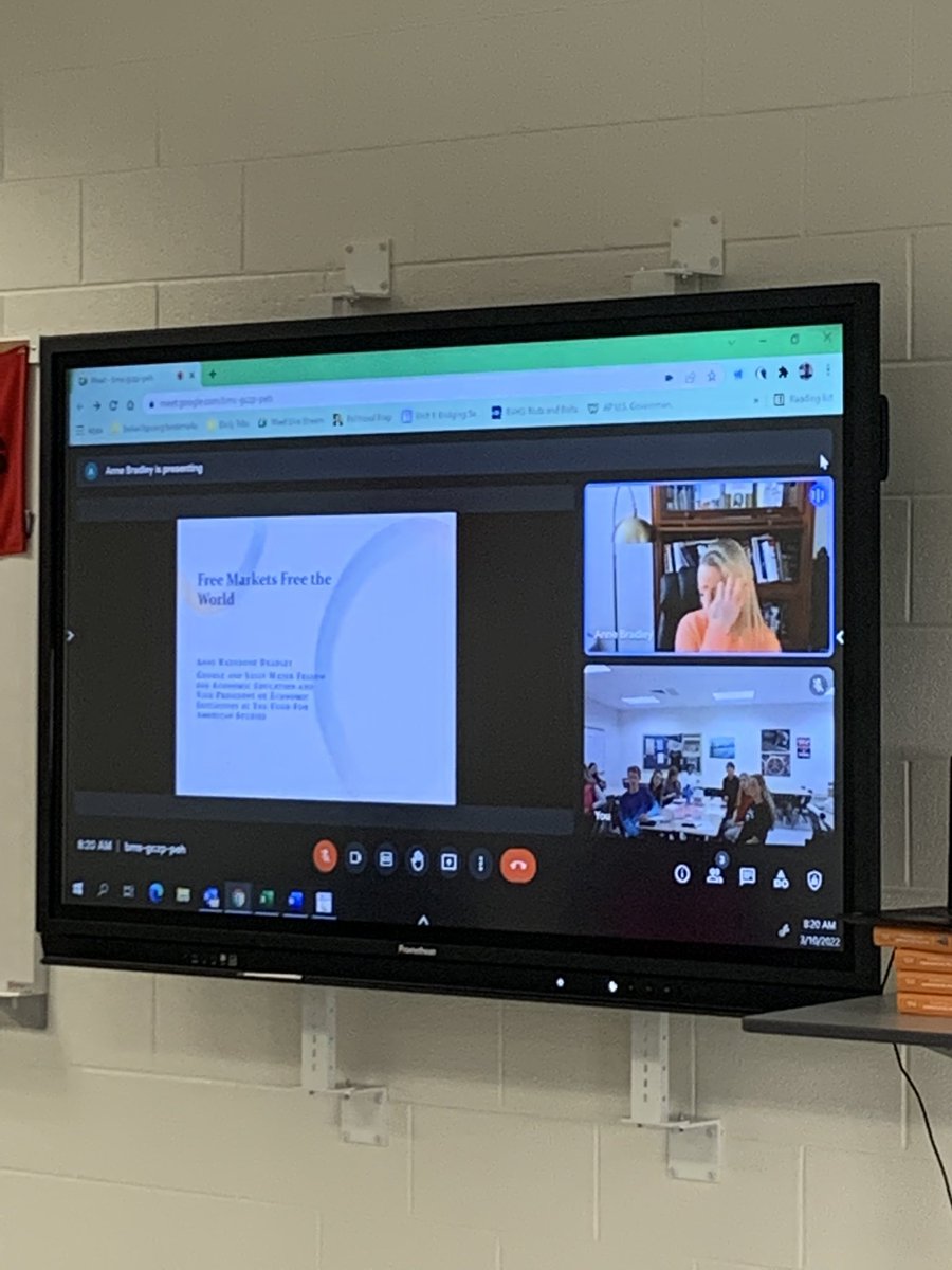 Thank you to Professor Bradley for joining us this morning to discuss free economies and are they so “free”. Our <a href="/yaf/">YAF</a> students had some great questions about the economics@of current events.