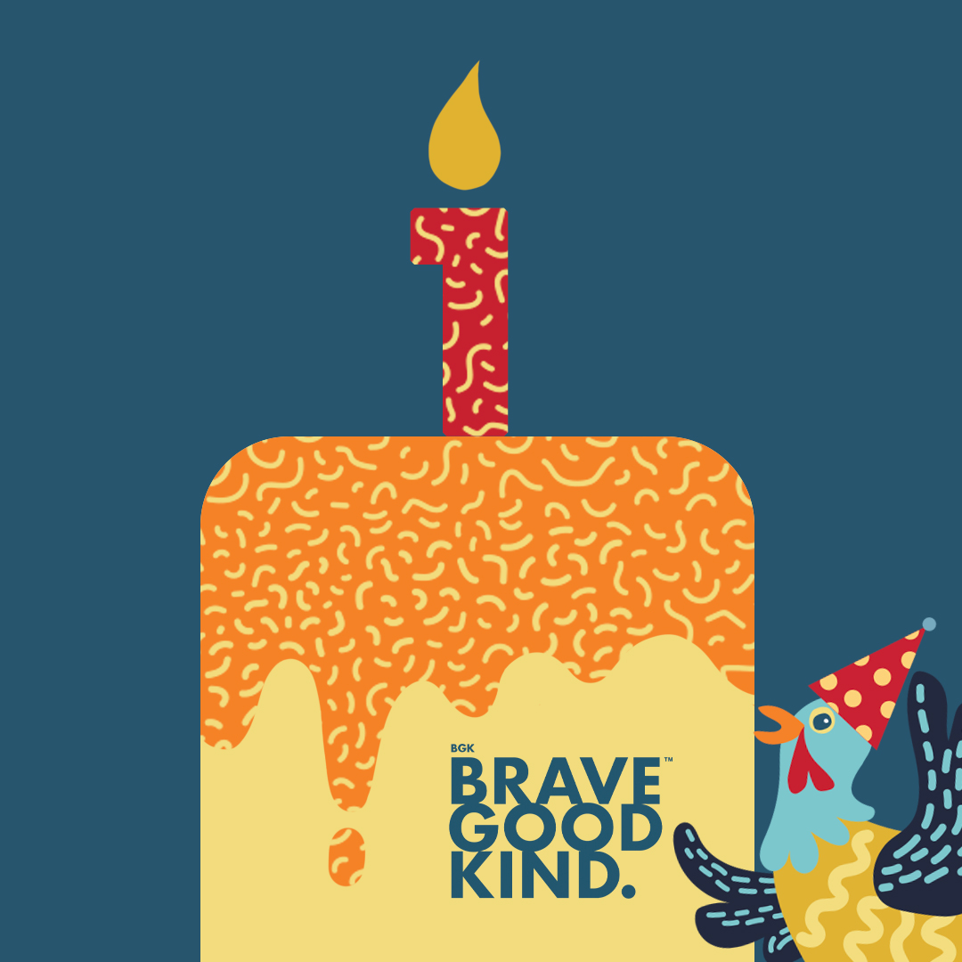 bravegoodkind's tweet photo. 🎶 Go #BGK, it’s your birthday, we're gonna party like it’s your birthday! 🎶

It’s our one year anniversary! We can’t express how grateful we are to our BGK fam and everyone who has supported us in our first year. We’re so glad to be on this journey. Stay tuned for much more! https://t.co/mD5TTPbRuS