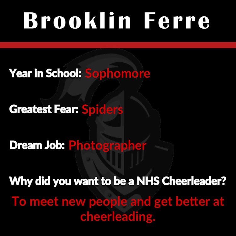 Cheerleader of the week: Brooklin Ferre