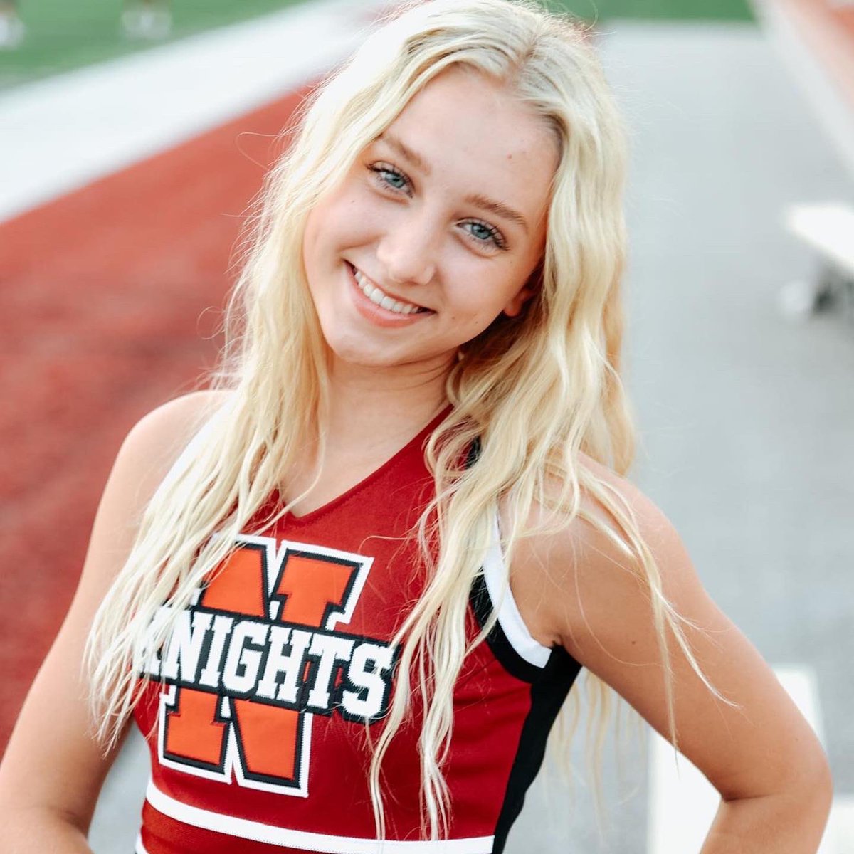 NRidgeCheer's tweet photo. Cheerleader of the week: Brooklin Ferre https://t.co/f8JkziRruD