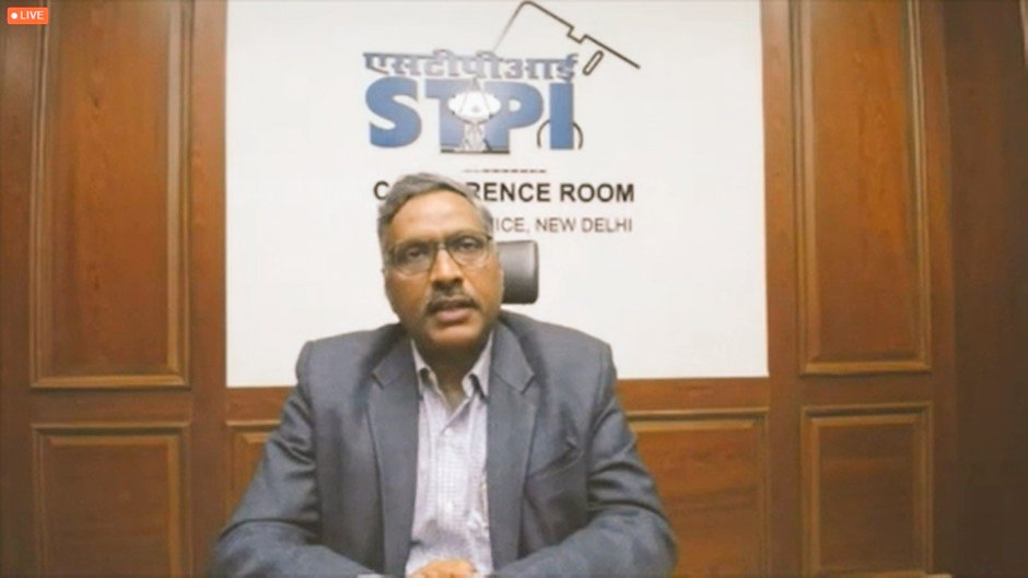 stpiindia's tweet photo. @TechObservor “STPI plays a major role in dispersing IT/ITES industry to Tier-2/3 cities. We are also implementing NPSP wherein software products can be developed by nurturing tech startups &amp; building cluster-based software products,” stated Sh. Arvind Kumar, DG, #STPIINDIA at #DigitalSenate. https://t.co/C6nJQ3esF7