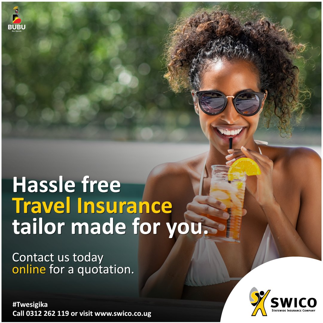 swico_uganda's tweet image. Before you travel for that vacation, remember to get your Travel #Insurance and enjoy a hassle free experience. #SecureWithSWICO #InsuranceWeek22