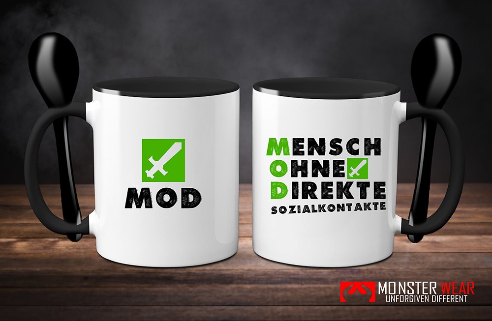 Moderator - Löffeltasse 

#gaming #kaffee #livestream #livestreamer #livestreaming #löffeltasse #logo #merch #mod #Moderator #rocknroll #Rockebilly #Tasse #twitch #youtube
monsterwear.de/shop-3/livestr…