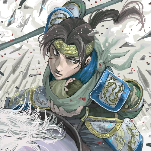 下手したら10年以上前?趣味絵で描いた三国無双趙雲&呂布をば発見。
ヒゲさまが小さい。。。涙 