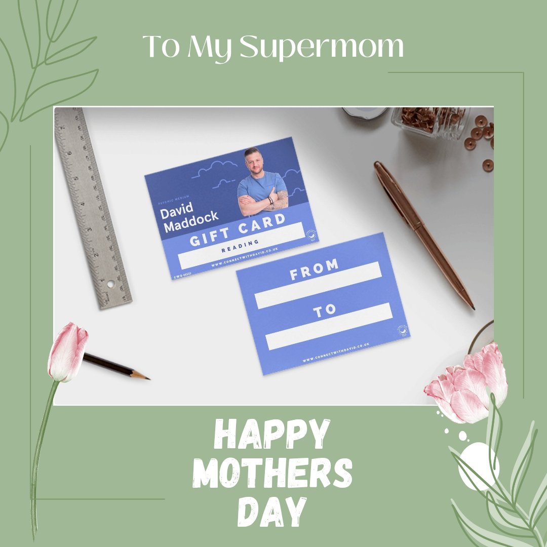 Now available mother's day gift cards 😀🌸🌹💐🌼🎁💝 #mothersday #mothers #mothersdaygift #gift #giftcard #present #mums #mum #mothersdaygiftcard #mom #love #blessingstoyouall #giftcardsforalloccasions #happy #positive #happiness #psychicmedium #davidmaddock #connectwithdavid