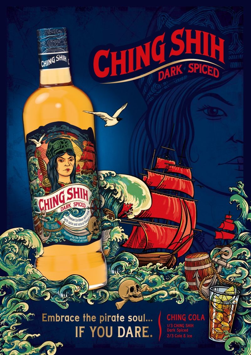 DMTravelRetail's tweet photo. Pirates Ahoy! Ching Shih Dark Spiced set to sail in duty-free - https://t.co/eVwPJQYRcD https://t.co/YxbhuJcDEB #AirportDutyFree #Bardinet #CHINGSHIHDARKSPICED #Dutyfree #Dutyfree #TravelRetail https://t.co/LAavqo8TRZ