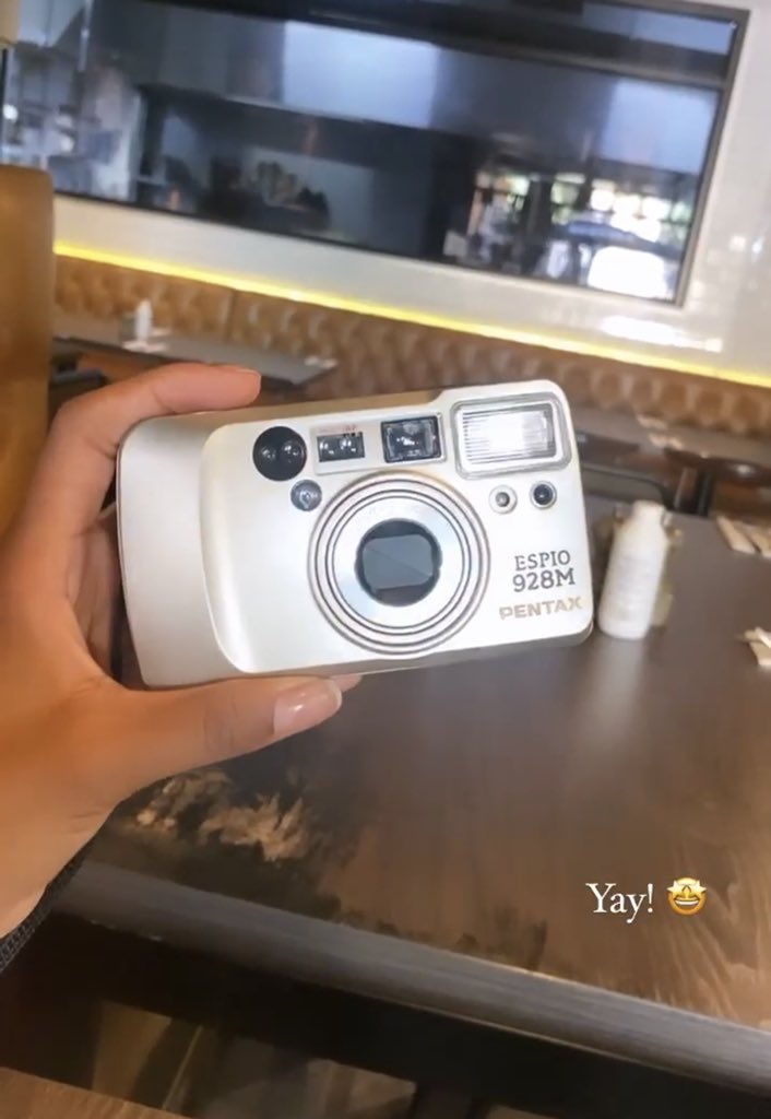 Jocosaaa's tweet photo. Got my first film cam! 🎞 can’t wait to get the first roll developed! 💗 https://t.co/zyS9WKpytL