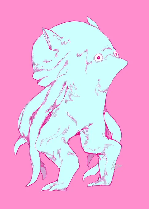 創作怪獣のドロ〜イング 