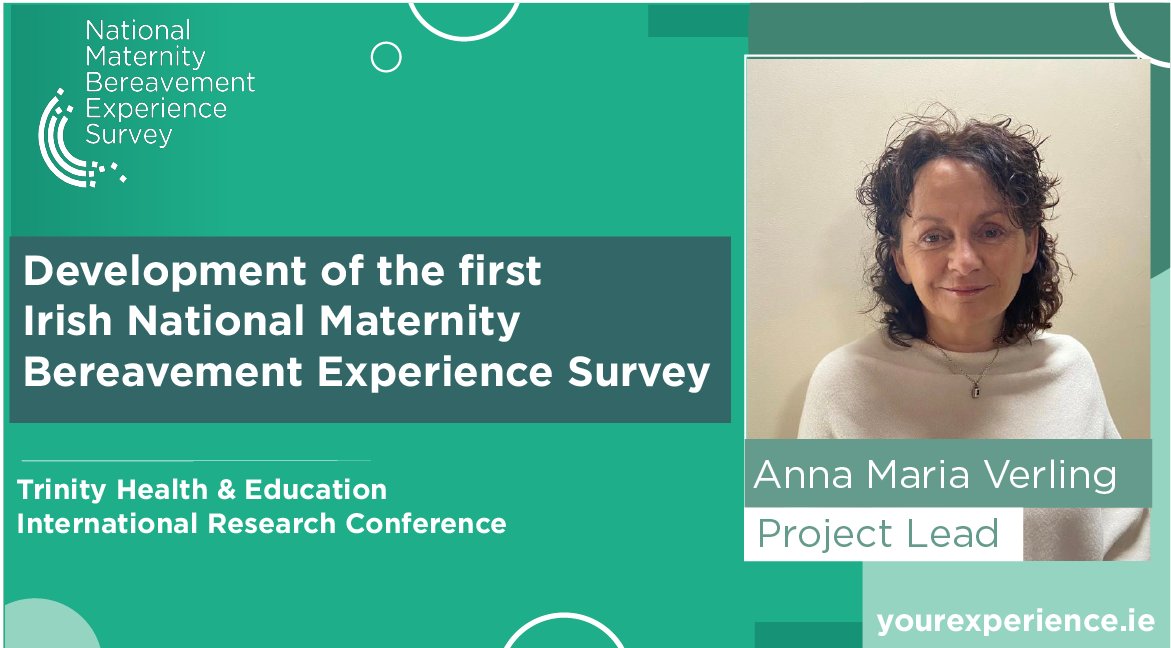 careexperience's tweet photo. Our Project Lead, Anna Maria Verling, is currently presenting on the development of Ireland’s first National Maternity Bereavement Experience Survey at #THEConf2022. #MaternityExperience https://t.co/f2X1jD8oBr