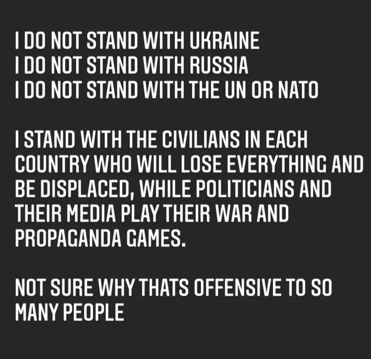 Chesschick01's tweet image. My position isn't hard to understand. Not sorry if you're offended by it.