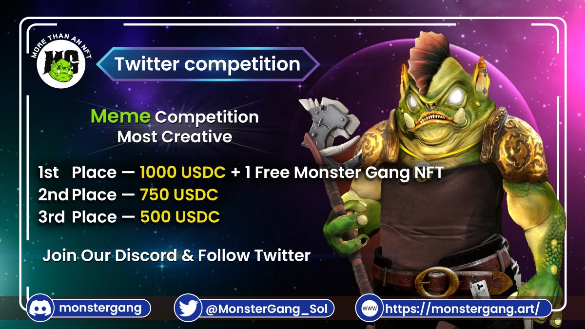 MonsterGang I PvP P2E Game I Presale 10th March tweet media