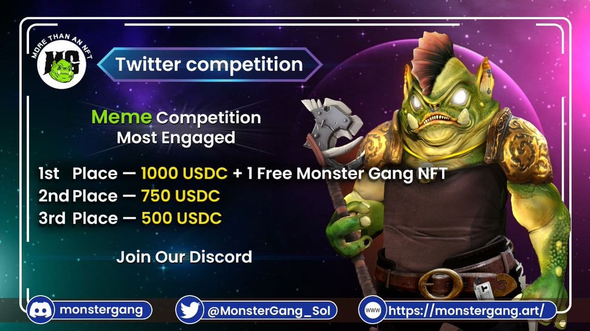MonsterGang I PvP P2E Game I Presale 10th March tweet media