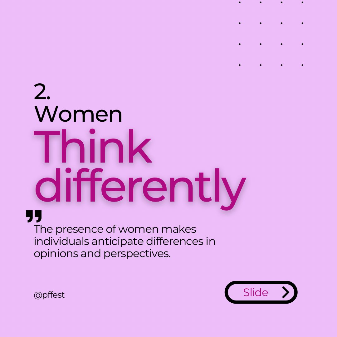 pffest's tweet photo. Why more women should join tech 🙂
.
According to an article written by Elaine Montilla @5xminority,
a member of the Forbes Tech council, these are the top three reasons why more women should join the Tech industry.
#pffest #womenintechnology #womenintech #iwd #IWD2022 https://t.co/rTg4Mktrmh